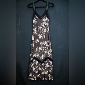 Margaret O’Leary Floral Print Midi Dress